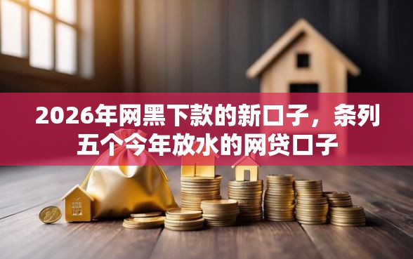 2026年网黑下款的新口子，条列五个今年放水的网贷口子