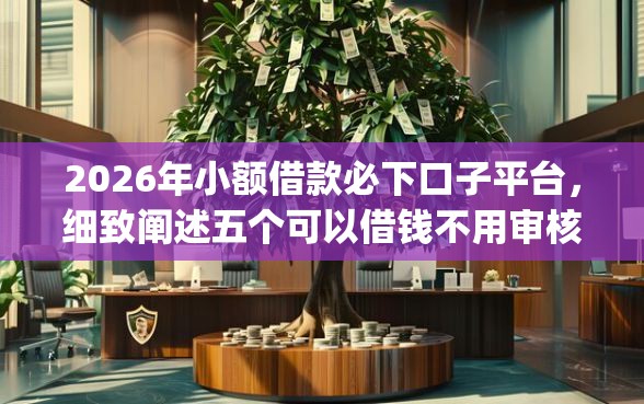 2026年小额借款必下口子平台,细致阐述五个可以借钱不用审核的app 2026年小额借款必下口子平台,细致阐述五个可以借钱不用审核的app