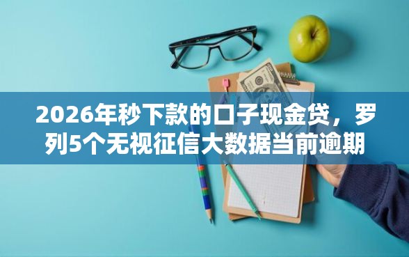 2026年秒下款的口子现金贷，罗列5个无视征信大数据当前逾期下款的口子