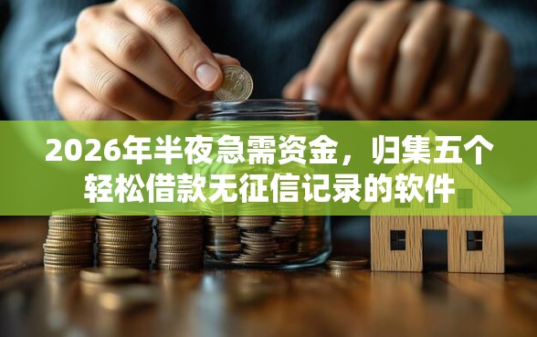 2026年半夜急需资金，归集五个轻松借款无征信记录的软件