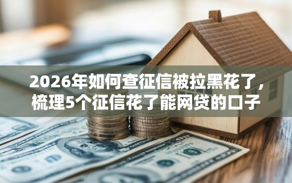 2026年如何查征信被拉黑花了，梳理5个征信花了能网贷的口子