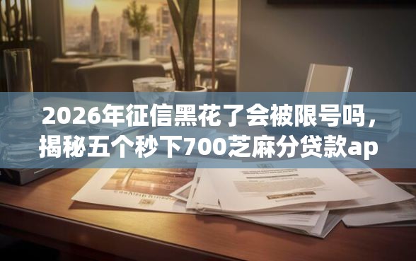 2026年征信黑花了会被限号吗，揭秘五个秒下700芝麻分贷款app