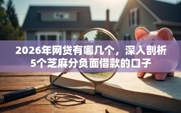 2026年网贷有哪几个，深入剖析5个芝麻分负面借款的口子