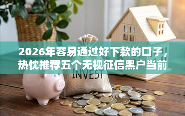 2026年容易通过好下款的口子，热忱推荐五个无视征信黑户当前逾期必下款的口子