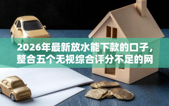2026年最新放水能下款的口子，整合五个无视综合评分不足的网贷