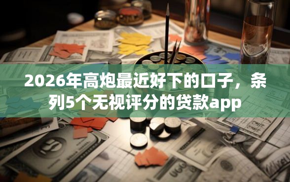 2026年高炮最近好下的口子，条列5个无视评分的贷款app