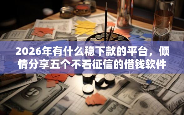 2026年有什么稳下款的平台，倾情分享五个不看征信的借钱软件