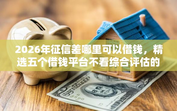 2026年征信差哪里可以借钱，精选五个借钱平台不看综合评估的软件