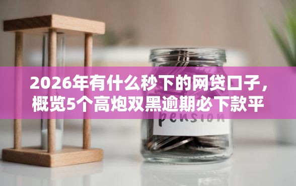 2026年有什么秒下的网贷口子，概览5个高炮双黑逾期必下款平台