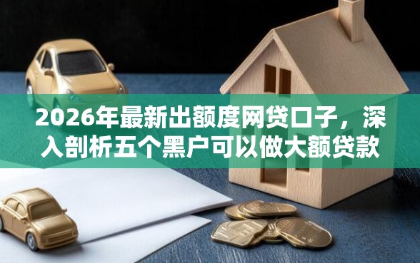 2026年最新出额度网贷口子，深入剖析五个黑户可以做大额贷款软件