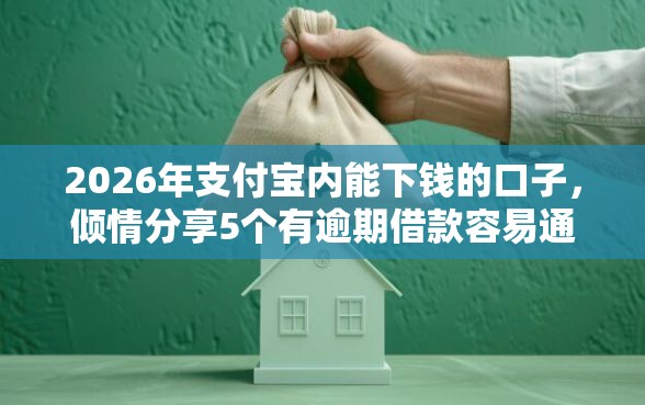 2026年支付宝内能下钱的口子，倾情分享5个有逾期借款容易通过的口子