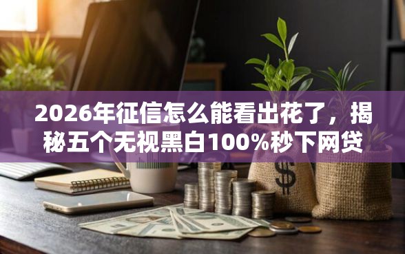 2026年征信怎么能看出花了，揭秘五个无视黑白100%秒下网贷