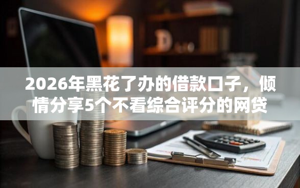2026年黑花了办的借款口子，倾情分享5个不看综合评分的网贷百分百下款口子