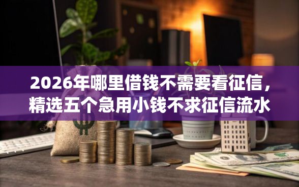 2026年哪里借钱不需要看征信，精选五个急用小钱不求征信流水轻松贷的app