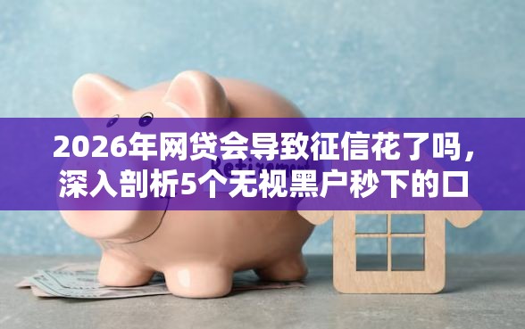 2026年网贷会导致征信花了吗，深入剖析5个无视黑户秒下的口子