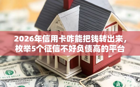 2026年信用卡咋能把钱转出来，枚举5个征信不好负债高的平台