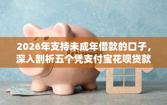2026年支持未成年借款的口子，深入剖析五个凭支付宝花呗贷款的app