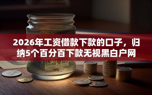 2026年工资借款下款的口子，归纳5个百分百下款无视黑白户网贷