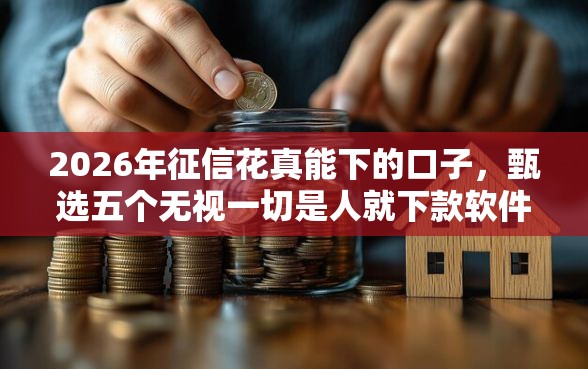 2026年征信花真能下的口子，甄选五个无视一切是人就下款软件