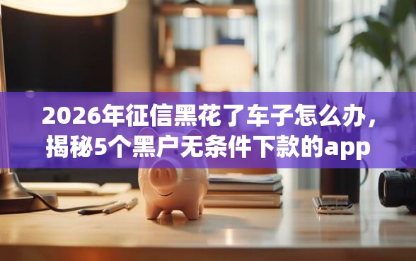 2026年征信黑花了车子怎么办，揭秘5个黑户无条件下款的app