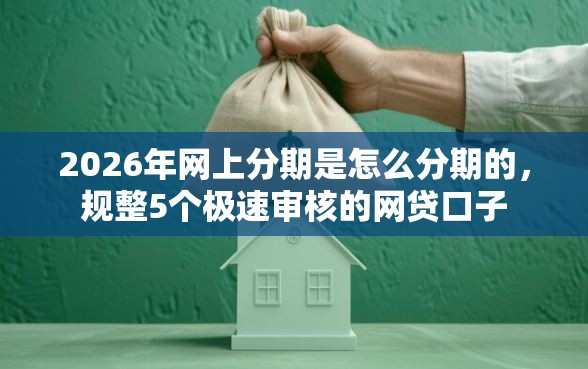 2026年网上分期是怎么分期的，规整5个极速审核的网贷口子