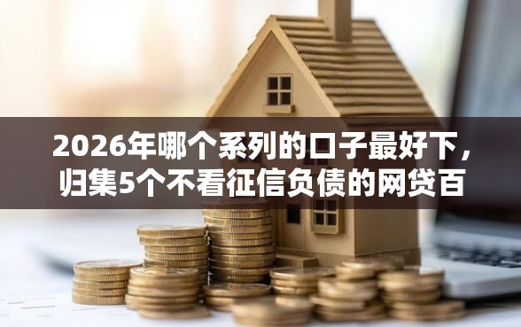 2026年哪个系列的口子最好下，归集5个不看征信负债的网贷百分百下款口子
