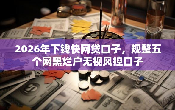 2026年下钱快网贷口子，规整五个网黑烂户无视风控口子