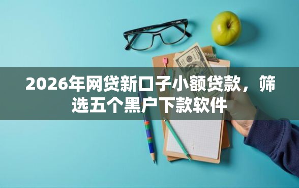 2026年网贷新口子小额贷款，筛选五个黑户下款软件