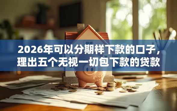 2026年可以分期样下款的口子,理出五个无视一切包下款的贷款 2026年可以分期样下款的口子,理出五个无视一切包下款的贷款