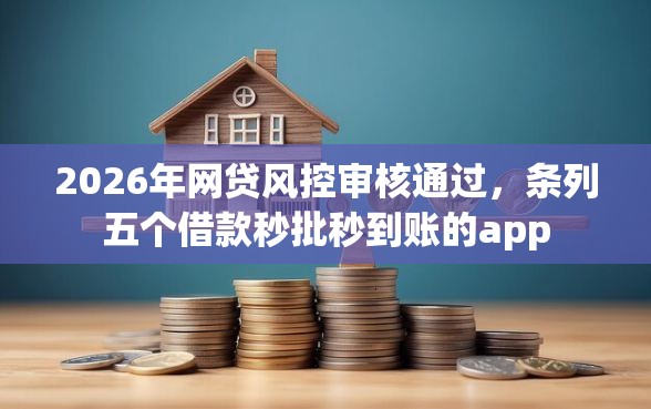 2026年网贷风控审核通过，条列五个借款秒批秒到账的app