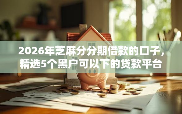 2026年芝麻分分期借款的口子，精选5个黑户可以下的贷款平台