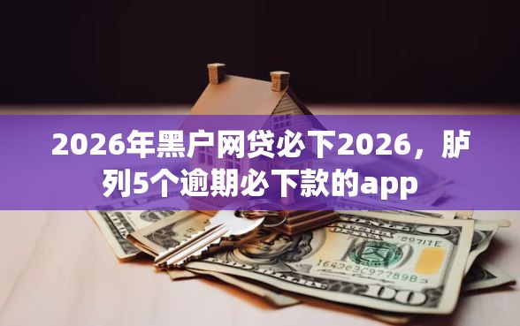 2026年黑户网贷必下2026，胪列5个逾期必下款的app