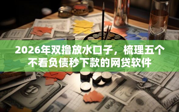 2026年双撸放水口子，梳理五个不看负债秒下款的网贷软件