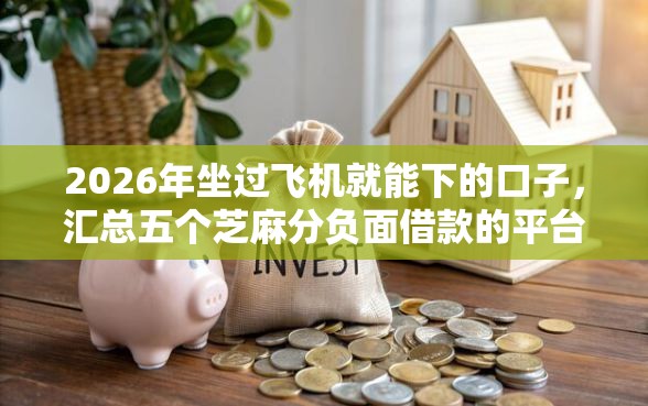 2026年坐过飞机就能下的口子，汇总五个芝麻分负面借款的平台