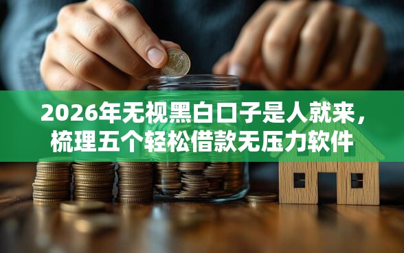 2026年无视黑白口子是人就来，梳理五个轻松借款无压力软件