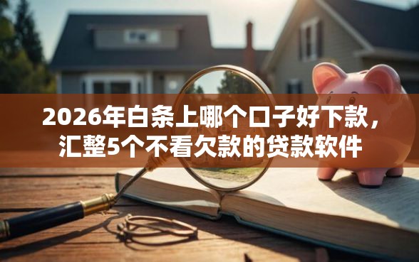 2026年白条上哪个口子好下款，汇整5个不看欠款的贷款软件