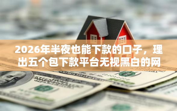 2026年半夜也能下款的口子，理出五个包下款平台无视黑白的网贷