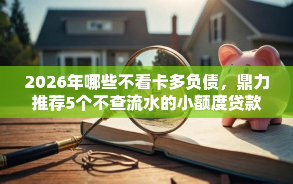 2026年哪些不看卡多负债，鼎力推荐5个不查流水的小额度贷款软件
