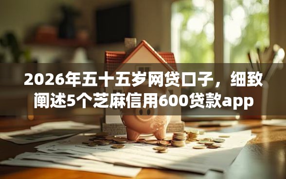 2026年五十五岁网贷口子，细致阐述5个芝麻信用600贷款app