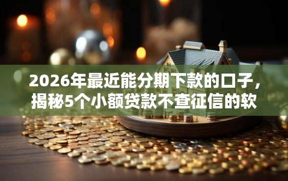 2026年最近能分期下款的口子，揭秘5个小额贷款不查征信的软件