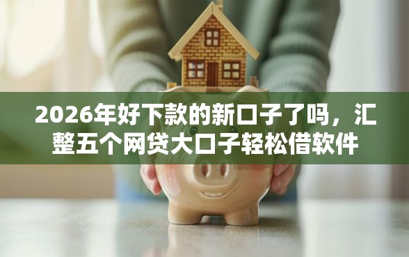 2026年好下款的新口子了吗，汇整五个网贷大口子轻松借软件