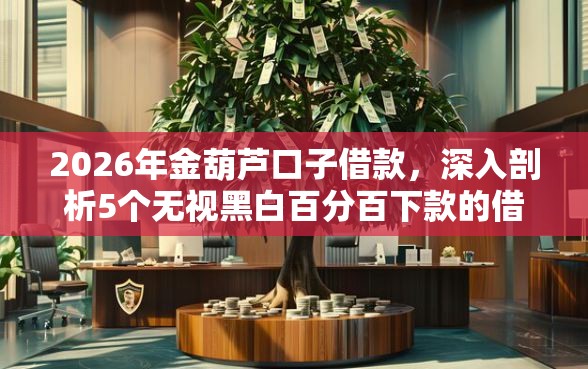 2026年金葫芦口子借款，深入剖析5个无视黑白百分百下款的借款软件