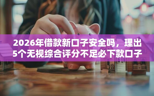 2026年借款新口子安全吗，理出5个无视综合评分不足必下款口子
