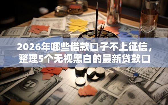 2026年哪些借款口子不上征信，整理5个无视黑白的最新贷款口子