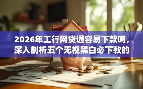 2026年工行网贷通容易下款吗，深入剖析五个无视黑白必下款的网贷app