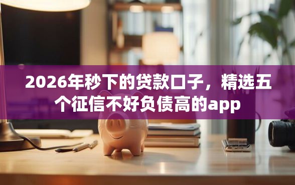 2026年秒下的贷款口子，精选五个征信不好负债高的app