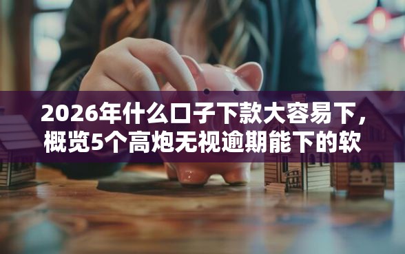 2026年什么口子下款大容易下，概览5个高炮无视逾期能下的软件