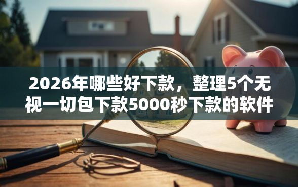2026年哪些好下款，整理5个无视一切包下款5000秒下款的软件
