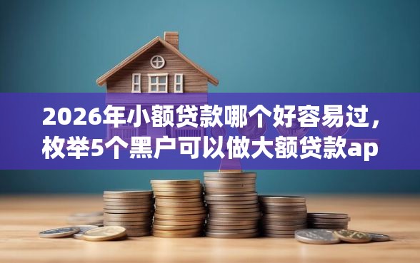 2026年小额贷款哪个好容易过，枚举5个黑户可以做大额贷款app