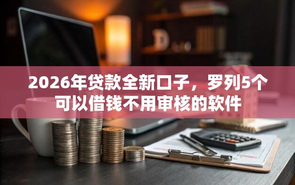 2026年贷款全新口子,罗列5个可以借钱不用审核的软件 2026年贷款全新口子,罗列5个可以借钱不用审核的软件